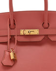 Epsom Birkin 35 Flamingo