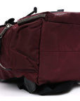 Nylon Medium Rucksack Backpack Burgundy Red