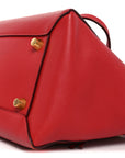 Grained Calfskin Mini Belt Bag Coquelicot