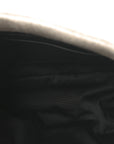 Jersey Quilted Toy Loulou Puffer Monogram Chain Satchel Chalk Beige