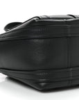 Grained Calfskin Mini 2.0 Everyday North South Shoulder Tote Bag Black