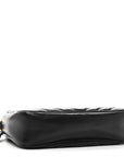 Calfskin Matelasse Monogram Lou Camera Bag Black