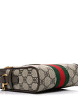 X BLNCG BB Supreme Monogram Web Mini Ophidia Messenger Beige New Acero