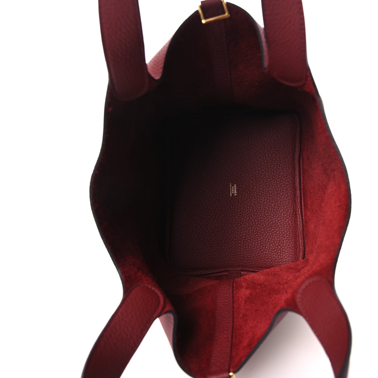 Taurillon Clemence Picotin Lock 22 MM Rouge H