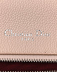 Grained Calfskin Medium D1ORama Flap Bag Nude