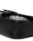 Calfskin Matelasse Monochrome GG Marmont Chain Belt Bag Black