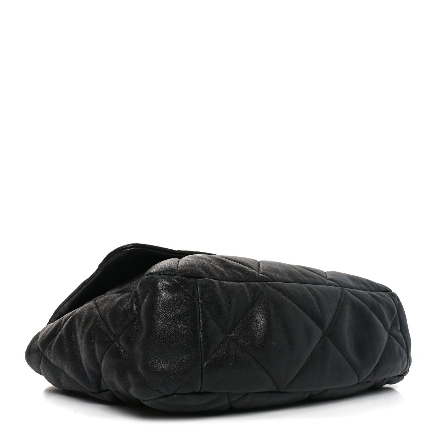 Lambskin Quilted Maxi CHNL 19 Flap Black