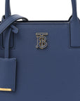 Grained Calfskin Small Frances Tote Navy
