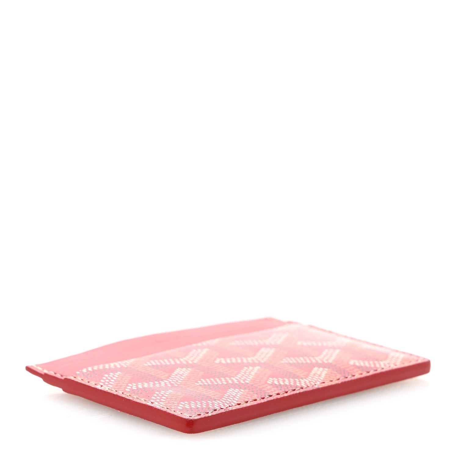 Goyardine Saint Sulpice Card Holder Red