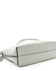 Calfskin Mini Flamenco Knot Clutch Ash Grey
