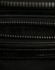 Drummed Calfskin Micro Luggage Black