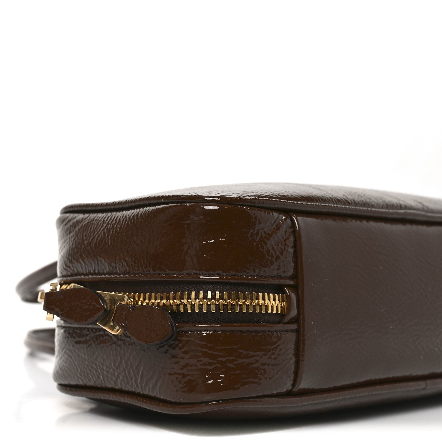 Naplak Patent Small Beau Top Handle Bag Palissandro