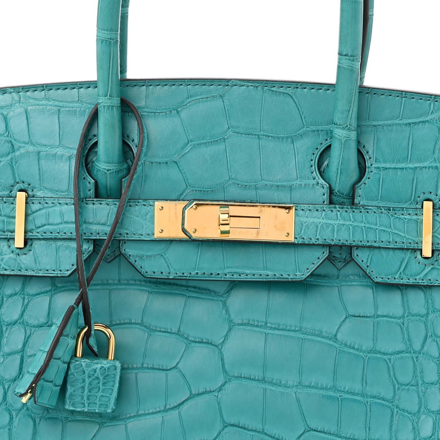 Matte Alligator Birkin 30 Bleu Paon