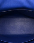Togo Kelly Retourne 35 Bleu Electrique