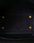 Grained Calfskin Mini Belt Bag Black