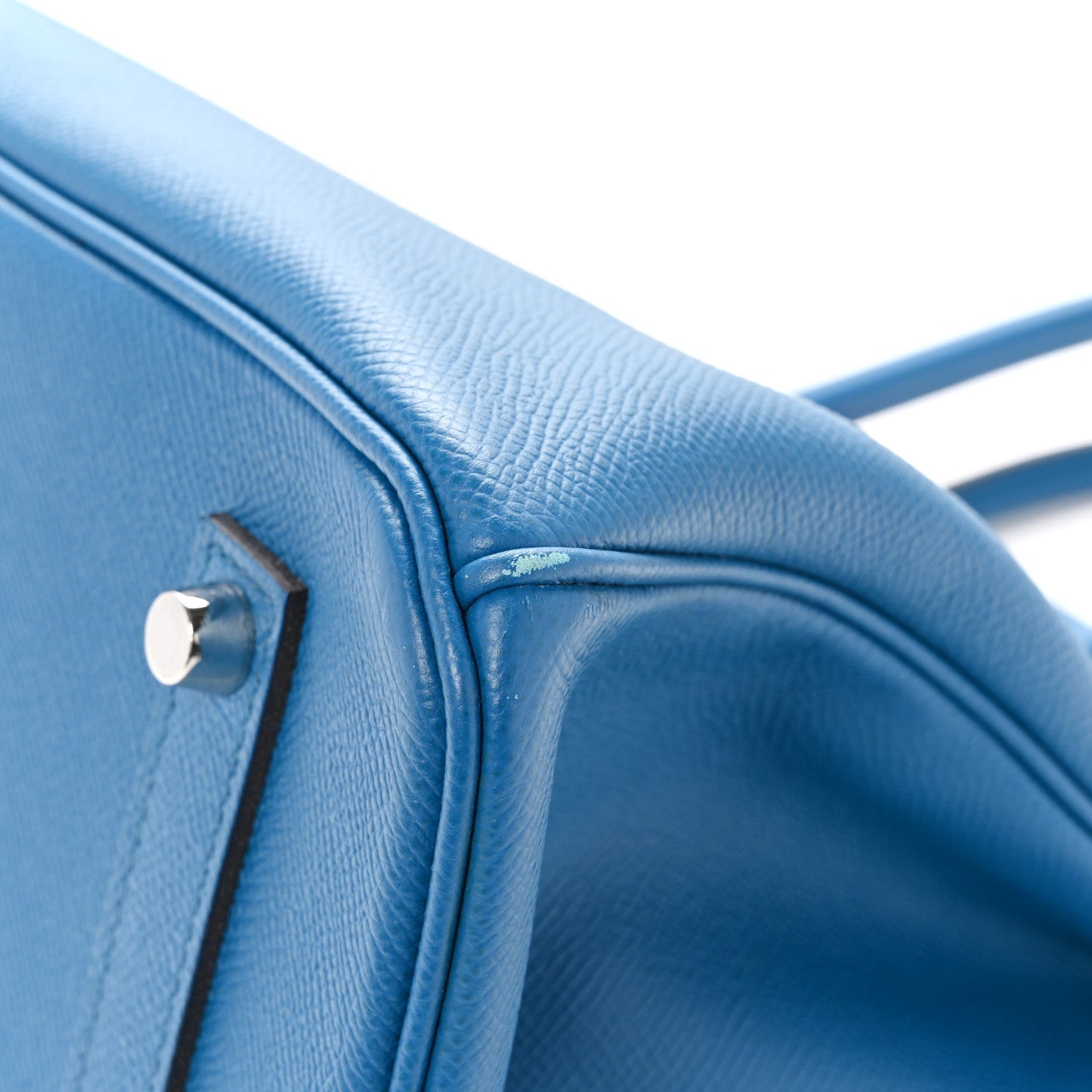 Epsom Birkin 35 Bleu Izmir