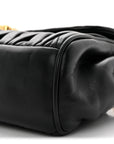 Nappa Matelasse Shoulder Bag Black
