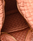 Lambskin Padded Intrecciato Mini Jodie Peachy
