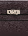 Epsom Kelly Wallet To Go Rouge Sellier