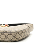GG Supreme Monogram Snakeskin Small Jackie 1961 Hobo Beige Ebony