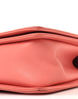 Lambskin Quilted Medium Boy Flap Coral