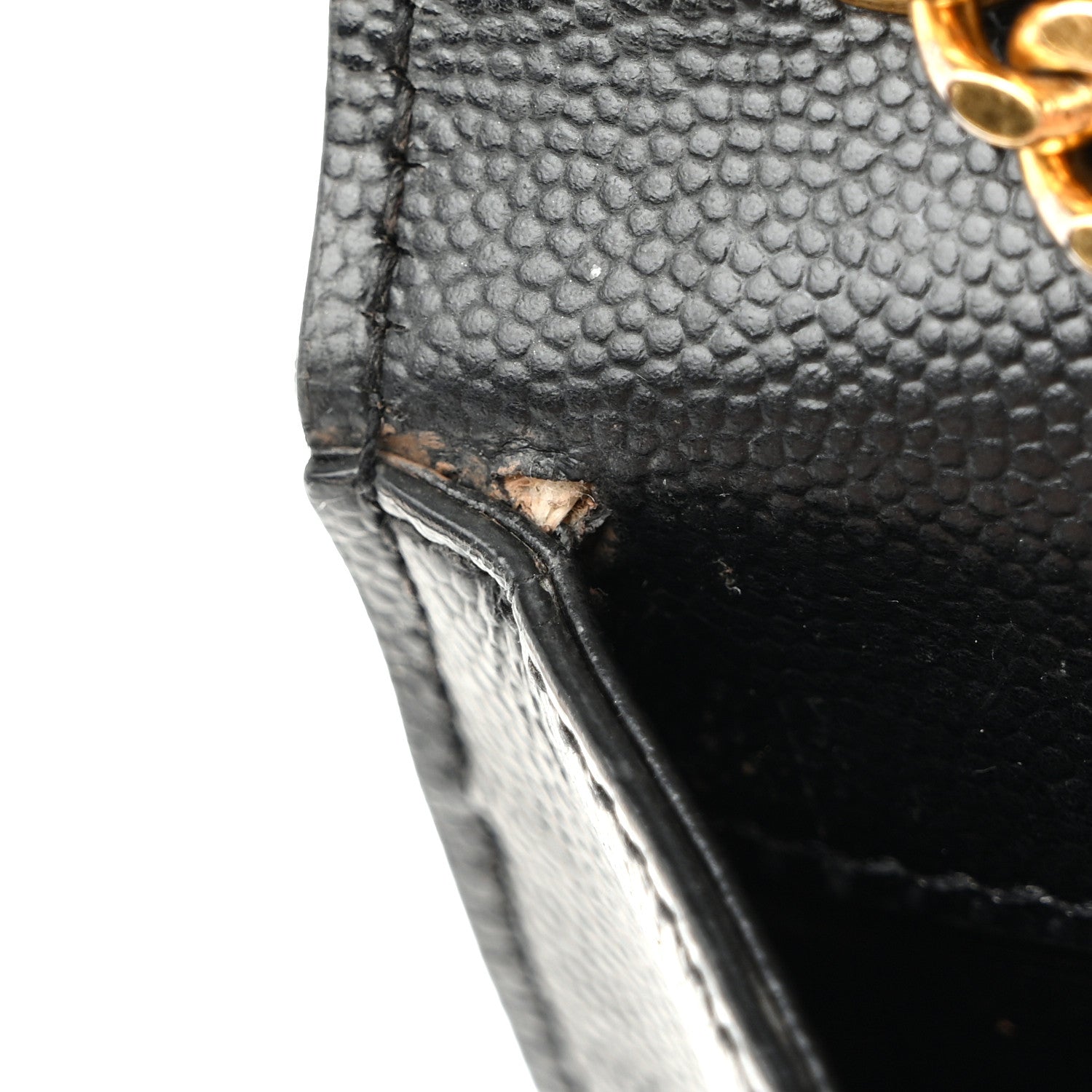 Grain De Poudre Medium Classic Monogram Kate Satchel Black