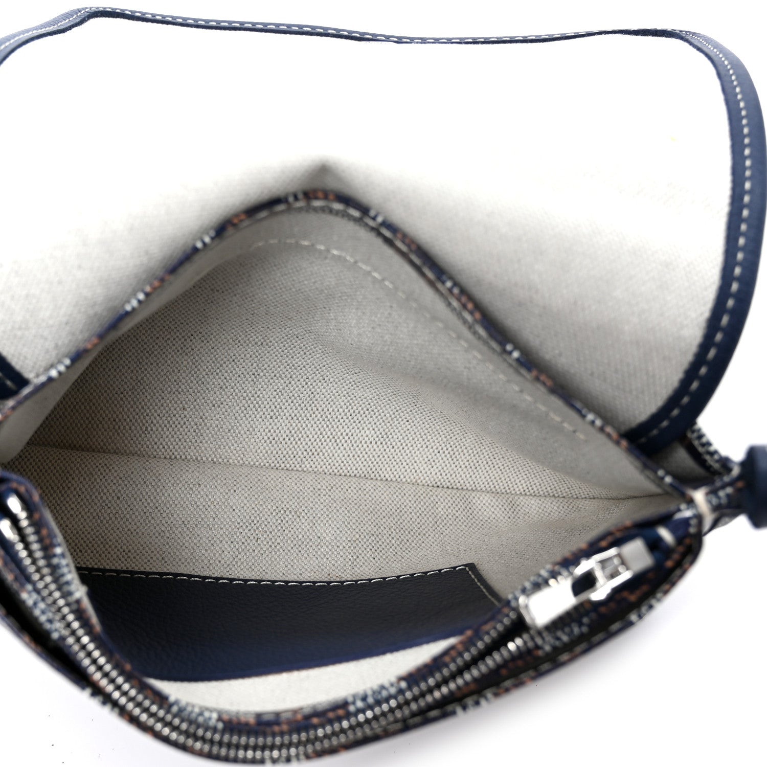 Goyardine Plumet Wallet Clutch Navy