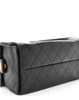 Caviar Quilted Small CHNL 25 Handbag Black