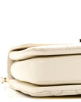Lambskin Quilted Small Trendy CC Dual Handle Flap Bag White