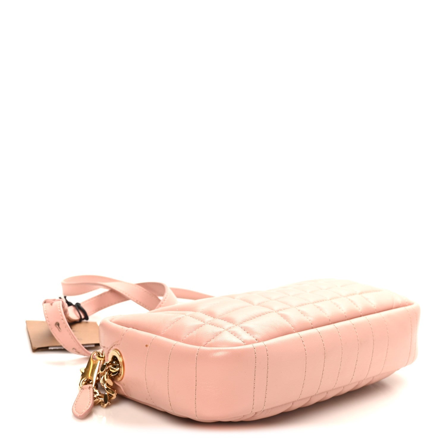 Calfskin Quilted Small Lola Camera Bag  Dusty Pink
