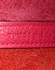 Taurillon Clemence Tri-Color Picotin Lock 18 PM Rose Extreme Rose Mexico Rouge De Coeur
