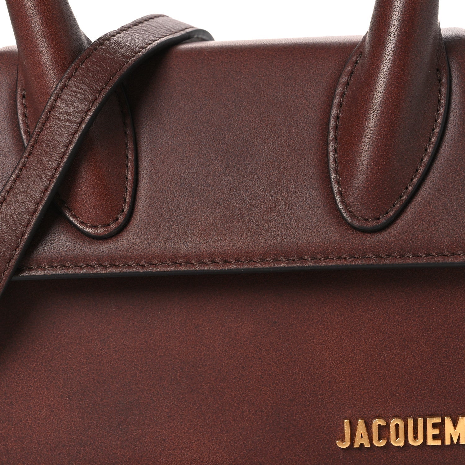 Smooth Calfskin Le Chiquito Moyen Dark Brown