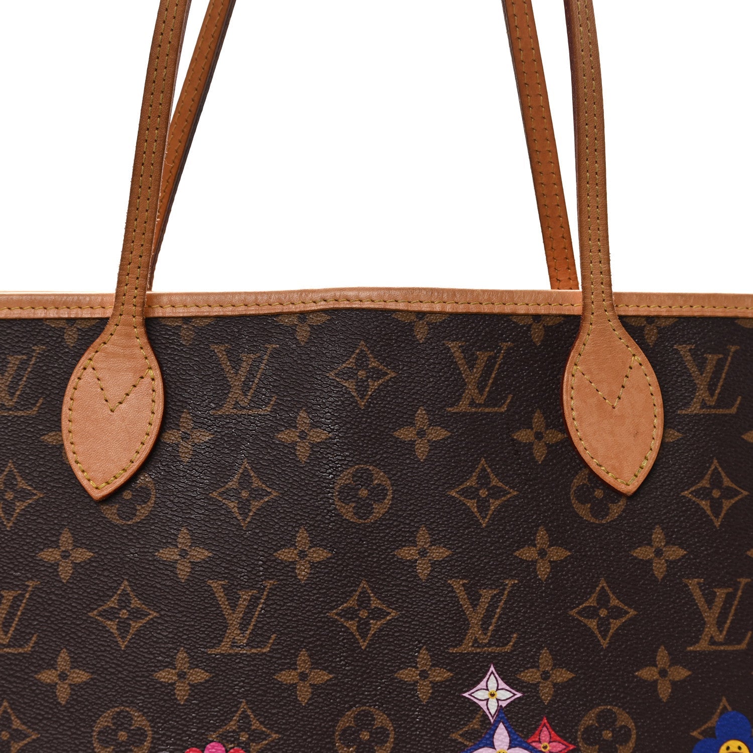 LV X TM Monogram Flowers Neverfull MM
