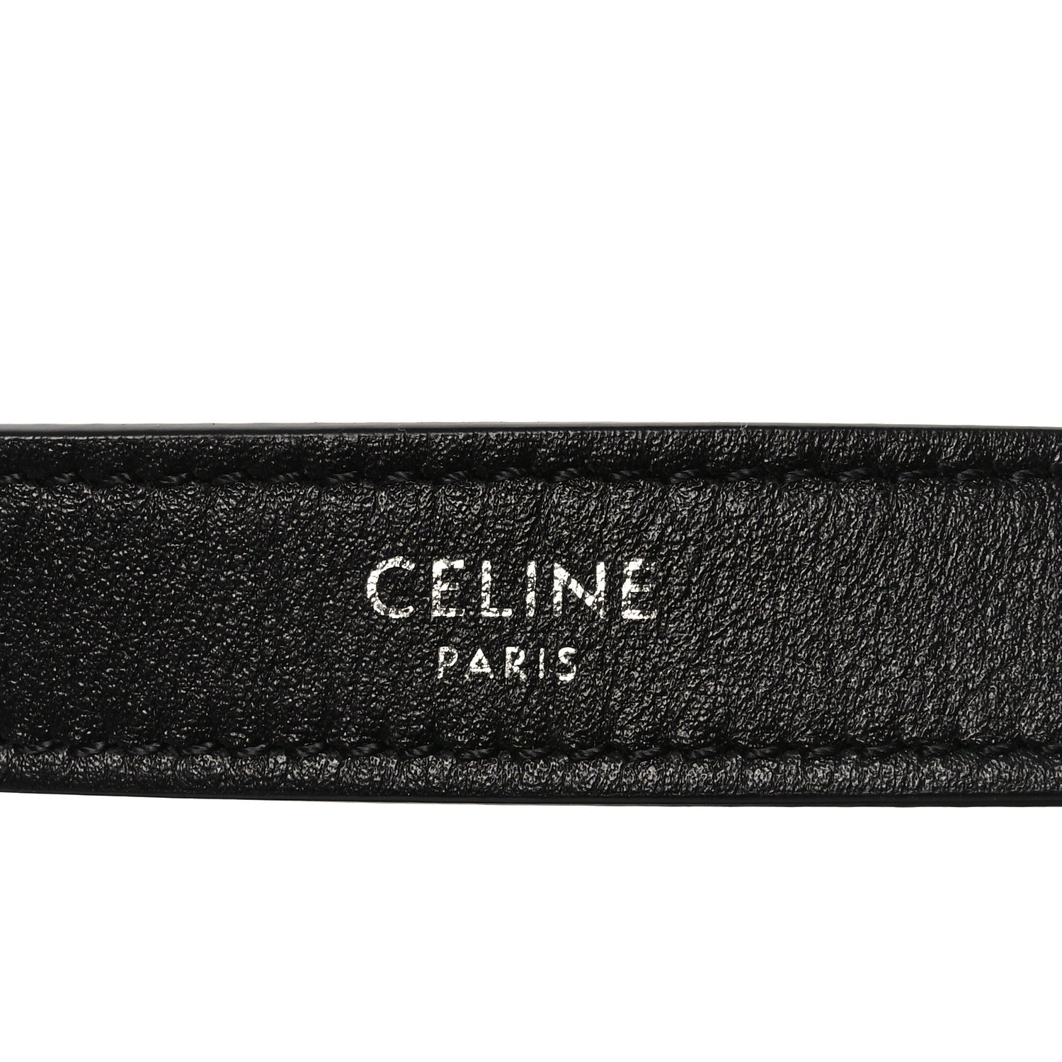 Calfskin Ava Logo Shoulder Bag Black