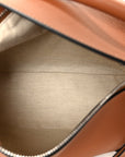 Calfskin Small Puzzle Edge Bag Tan