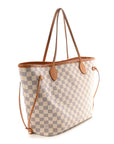 Damier Azur Neo Neverfull MM Rose Ballerine