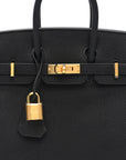 Togo Birkin 25 Black