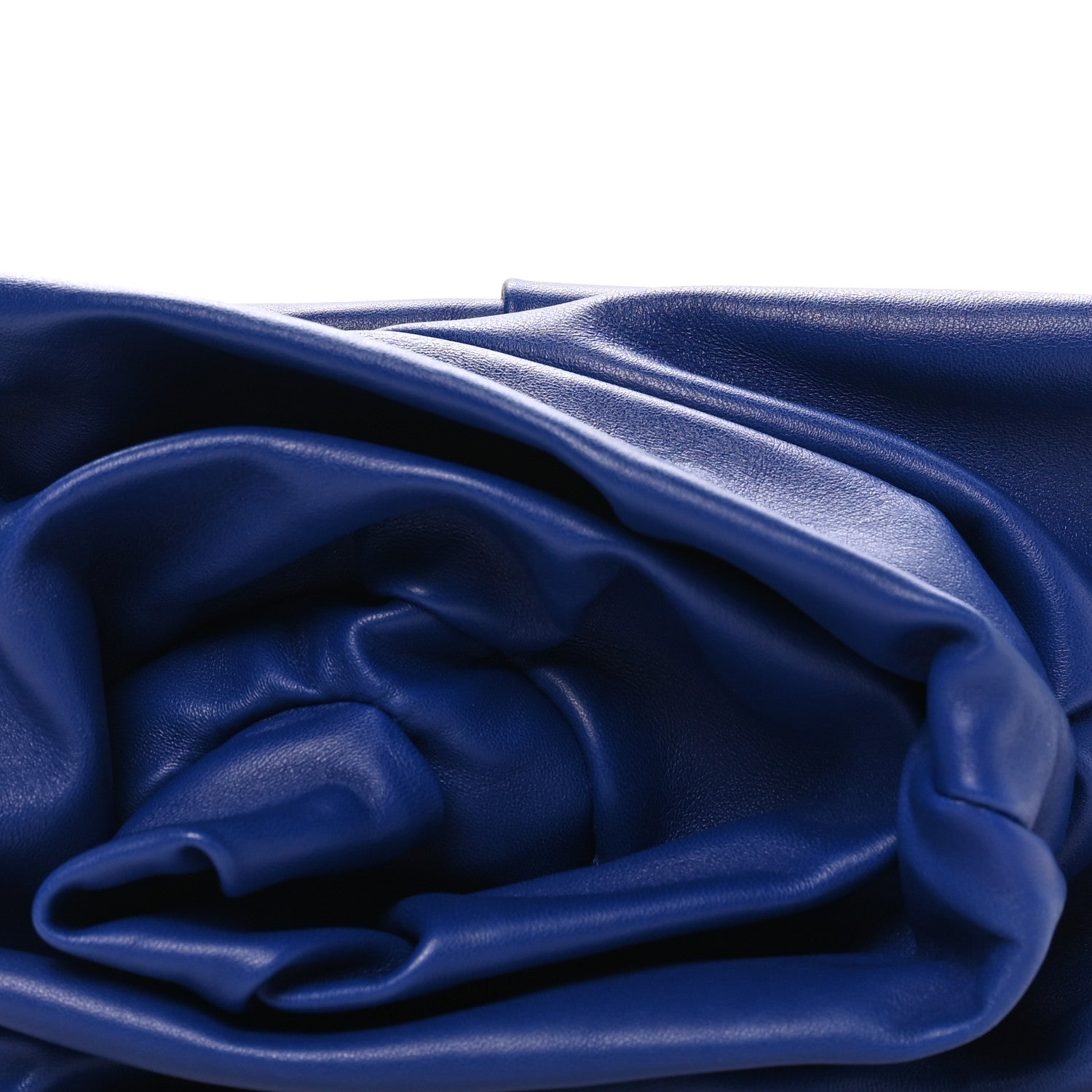 Smooth Calfskin Rose Clutch Knight