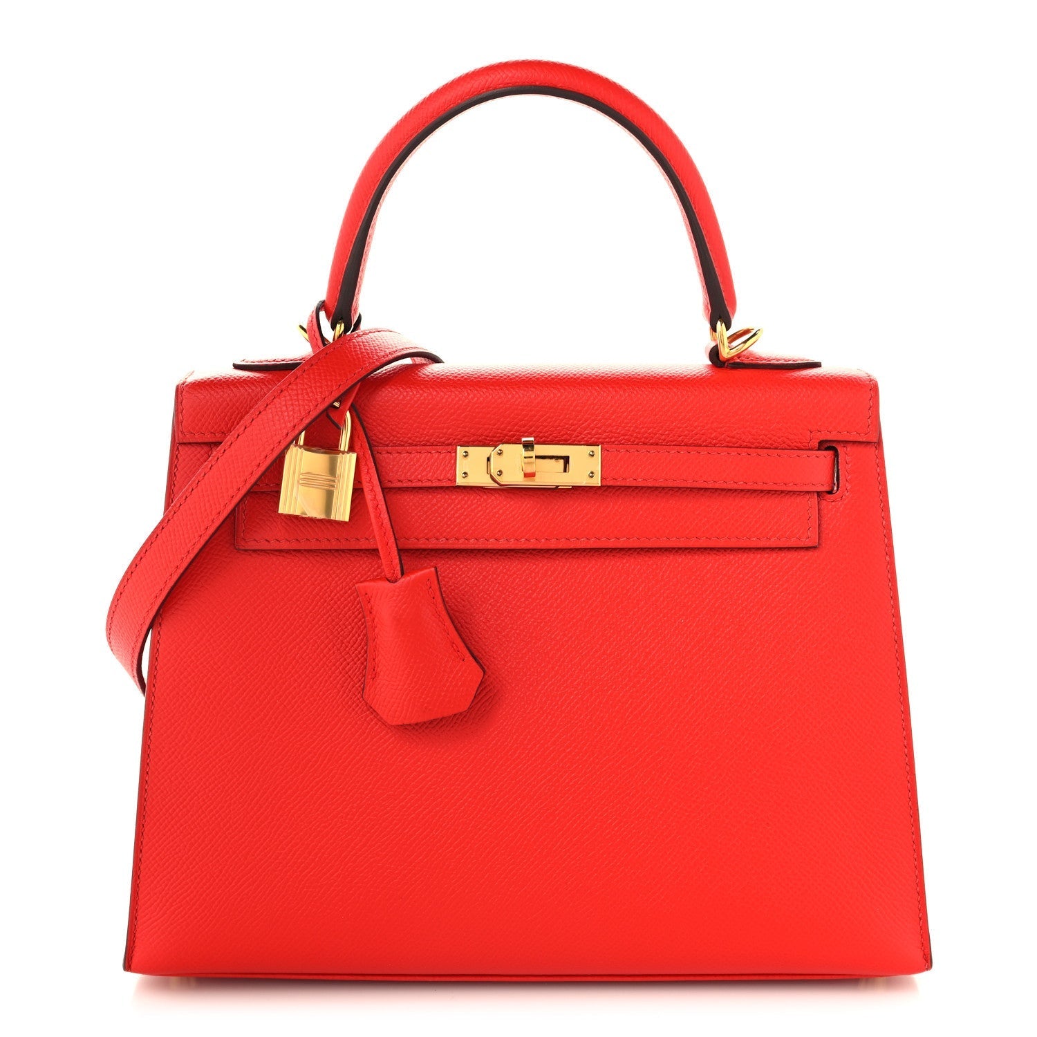 Epsom Kelly Sellier 25 Rouge De Coeur