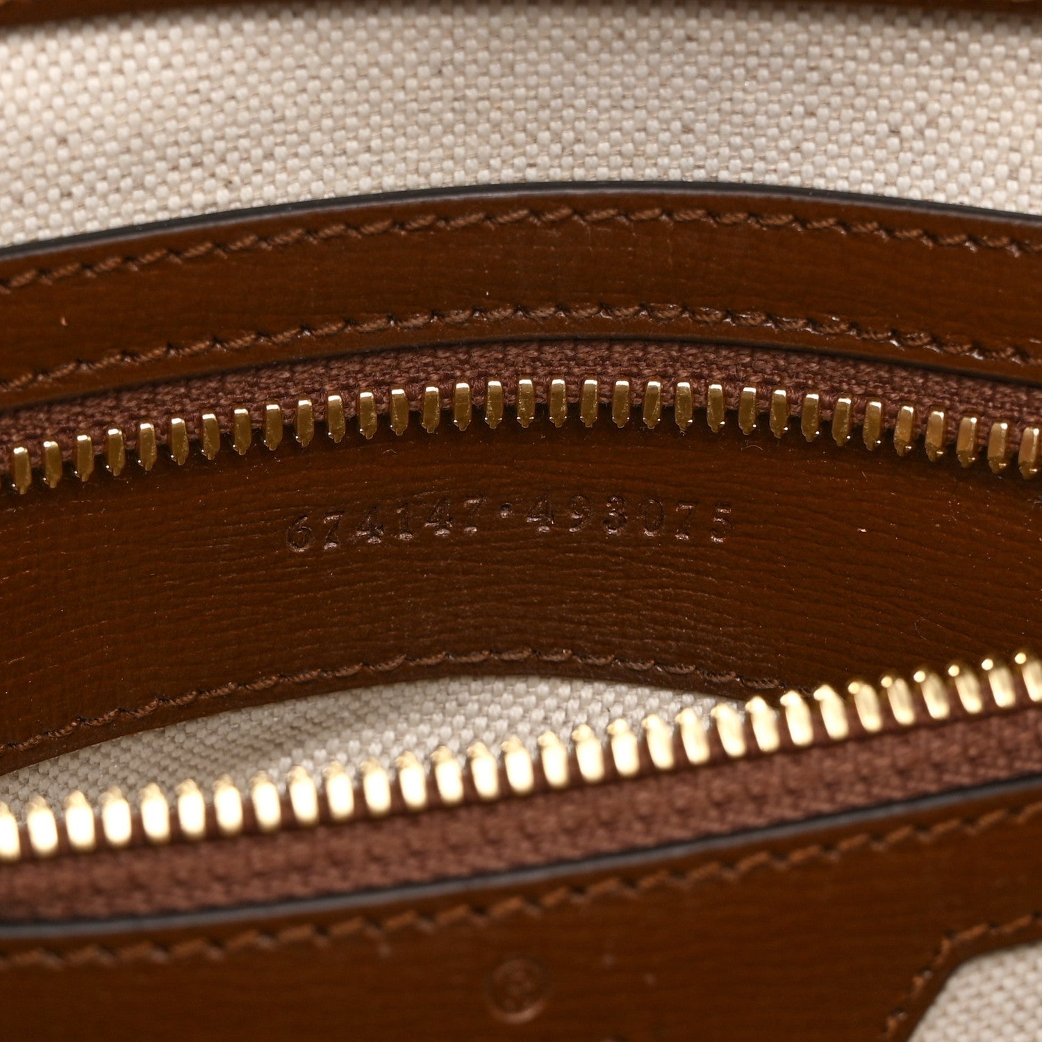 GG Supreme Monogram Azalea Calfskin Retro Interlocking G Buckle Backpack Beige Ebony Brown Sugar
