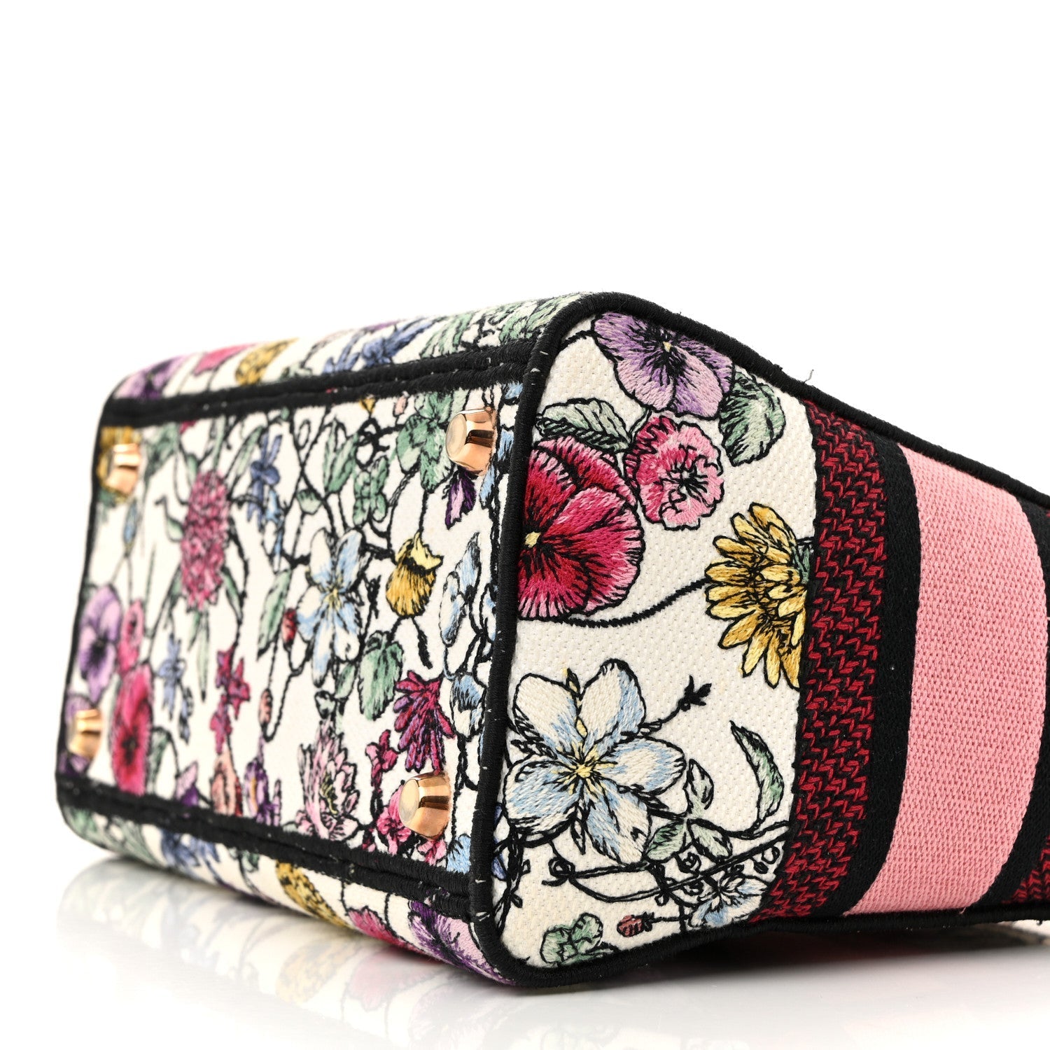 Canvas Florilegio Embroidered Medium Lady D-Lite White Multicolor