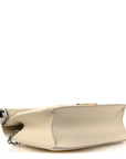 Smooth Calfskin La Petite Pochette Rond Carre Light Ivory