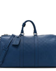 Damier Infini Keepall Bandouliere 45 Neptune