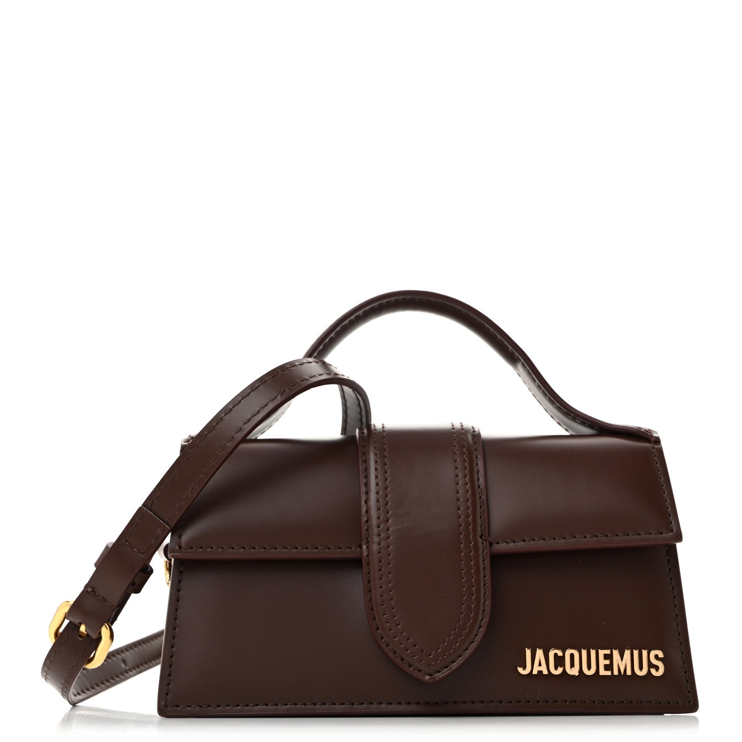 Smooth Calfskin Le Bambino Dark Brown