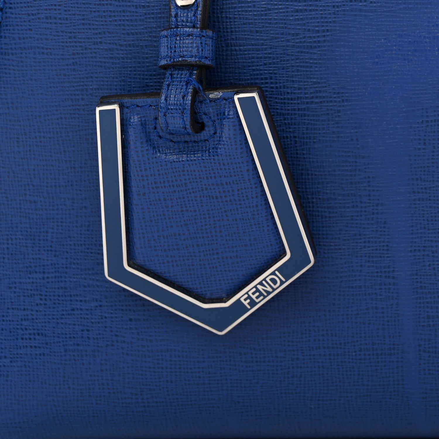 Vitello Elite Petite 2Jours Tote Blue Neon