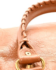Agneau Arena Gold Hardware Medium Le City Camel