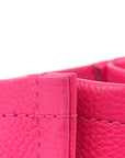 Grained Calfskin Large The Tote Bag Hot Pink