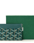 Goyardine Saint Sulpice Card Holder Green