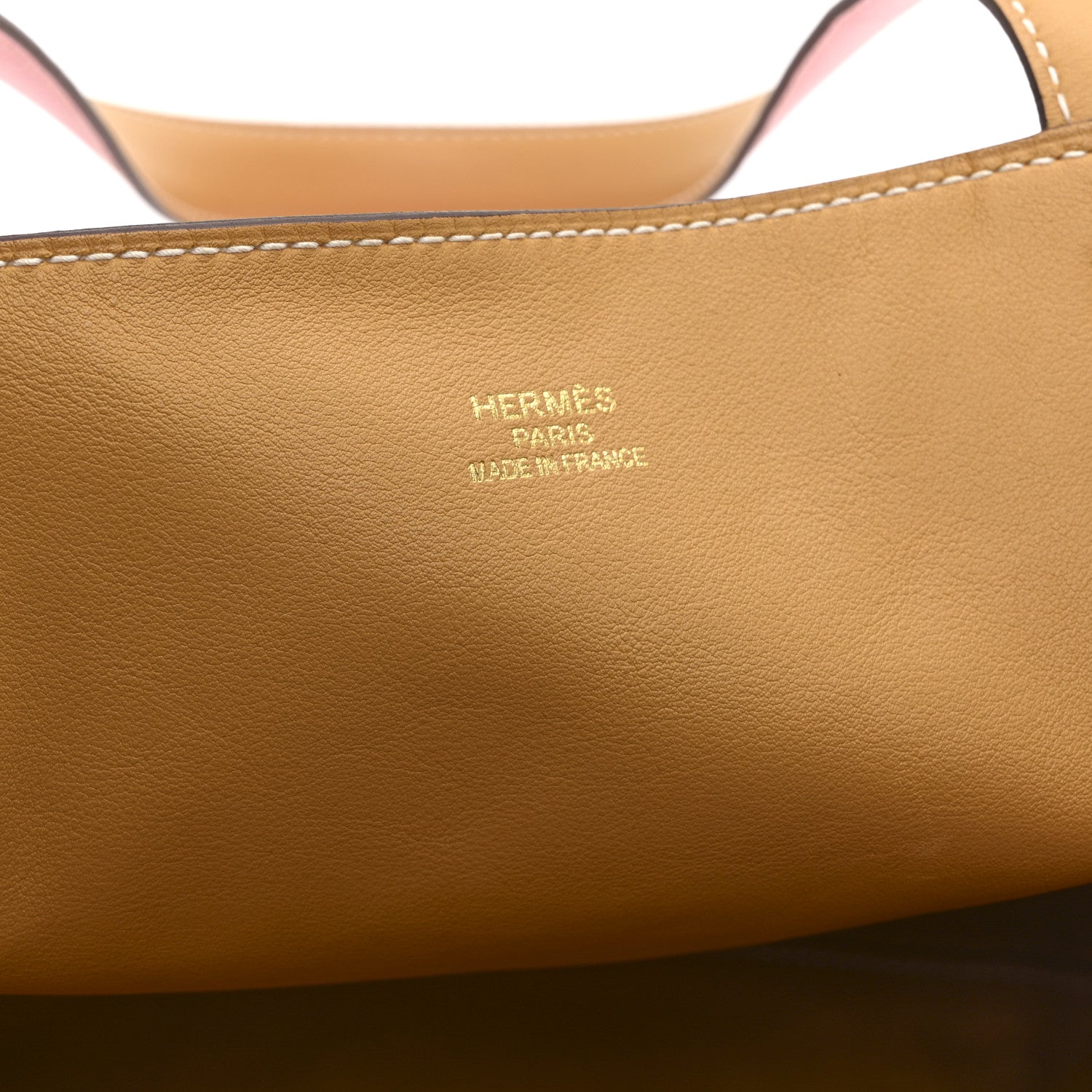 Veau Sikkim Swift Double Sens 28 Reversible Tote Rose Sakura Curry