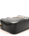 Calfskin Matelasse Monogram Lou Camera Bag Black
